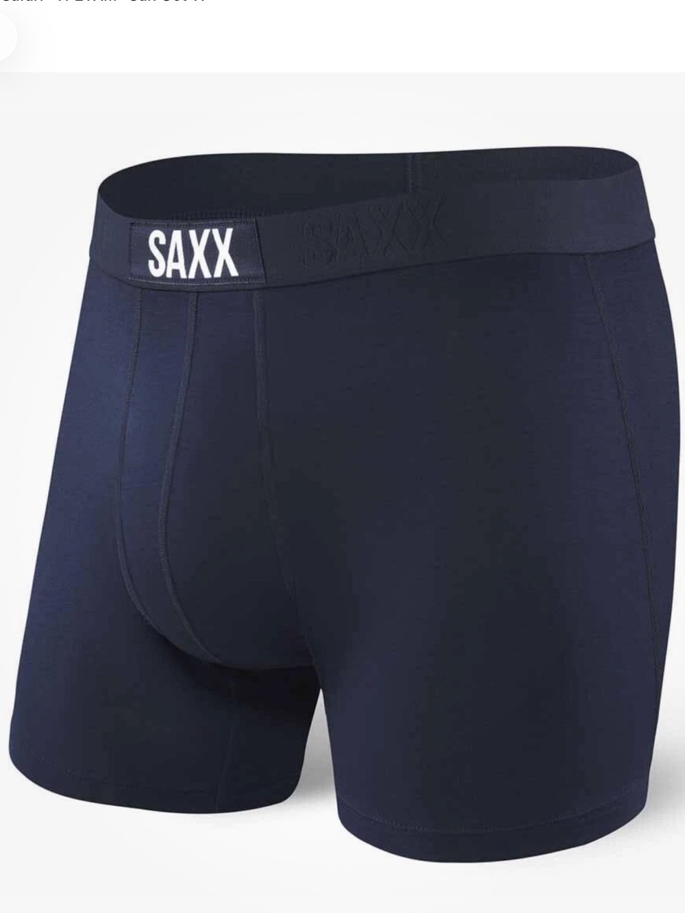 SAXX Men's Vibe Super soft Boxer Brief - Navy Blue
